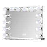 Myfitin Chanel Silver Hollywood Mirror - 14 Dimmable LED Bulbs