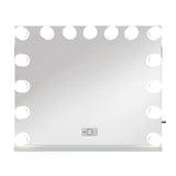 Myfitin Hollywood Mirror Pro Max - Tabletop or Wall Mount Mirror with 15 Dimmable LED Bulbs