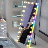Myfitin Hollywood Mirror - Full Length Vanity Mirror with RGB