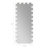 Myfitin Hollywood Mirror - Full Length Mirror with 25 Dimmable LED Bulbs and RGB