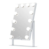 Myfitin Hollywood Slim Mirror with Wireless Charging L - 12 Dimmable LED Bulbs