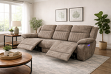Rose Brown 2 Seater E-Recliner Sofa