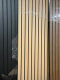 Acoustic wide slat wall panels 240cmx 60cm