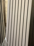 Acoustic wide slat wall panels 240cmx 60cm