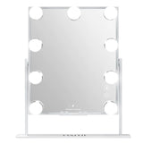 Myfitin Hollywood Glow Mirror with Wireless Charging M - 9 Dimmable LED Bulbs