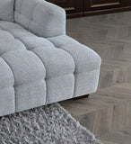 My Fitin Tribeca Corner Group in Pearl Boucle Fabric
