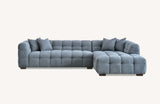 My Fitin Tribeca Corner Group in Iron Boucle Fabric