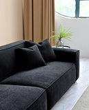 My Fitin Dakota 4 seater with Chaise in Midnight Boucle
