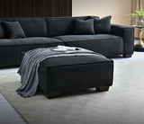 My Fitin Dakota 4 seater with Chaise in Midnight Boucle