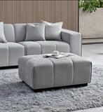 My Fitin Leonard Left Hand Corner Group in Cloudy Grey Boucle