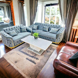 My Fitin Victorian Velvet Sofa (Bespoke)