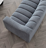 My Fitin Astoria 3 Seater Sofa in Iron Boucle Fabric - Myfitin Furniture