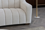 My Fitin Astoria 3 Seater Sofa in Oatmeal Boucle Fabric - Myfitin Furniture