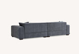 My Fitin Dakota 4 seater with Chaise in Charcoal Boucle - Myfitin Furniture