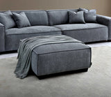 My Fitin Dakota 4 seater with Chaise in Charcoal Boucle - Myfitin Furniture