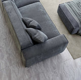 My Fitin Dakota 4 seater with Chaise in Charcoal Boucle - Myfitin Furniture
