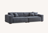 My Fitin Dakota 4 seater with Chaise in Charcoal Boucle - Myfitin Furniture