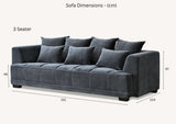 My Fitin Gramercy Group in Steel Velvet - Myfitin Furniture