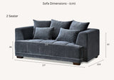 My Fitin Gramercy Group in Steel Velvet - Myfitin Furniture
