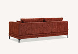My Fitin Lenox Sofa Range in Rust Velvet - Myfitin Furniture