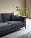 My Fitin Lenox Sofa Range in Steel Velvet - Myfitin Furniture