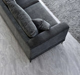 My Fitin Lenox Sofa Range in Steel Velvet - Myfitin Furniture