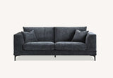 My Fitin Lenox Sofa Range in Steel Velvet - Myfitin Furniture