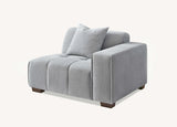 My Fitin Leonard Left Hand Corner Group in Cloudy Grey Boucle - Myfitin Furniture