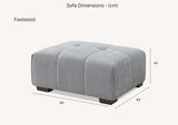 My Fitin Leonard Right Hand Corner Group in Cloudy Grey Boucle - Myfitin Furniture