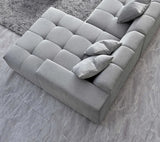 My Fitin Leonard Right Hand Corner Group in Cloudy Grey Boucle - Myfitin Furniture