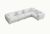 My Fitin Lottie Modular Corner Group in Polar Boucle - Myfitin Furniture