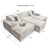 My Fitin Modula Sofa - U Shape Combination - Myfitin Furniture
