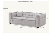 My Fitin Murray Sofa Range in Putty Boucle Fabric - Myfitin Furniture