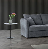 My Fitin Rubin Corner Chaise in Charcoal Boucle - Myfitin Furniture