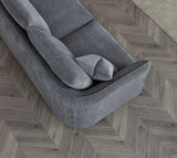 My Fitin Rubin Corner Chaise in Charcoal Boucle - Myfitin Furniture
