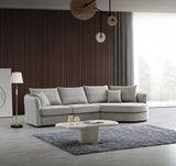My Fitin Rubin Corner Chaise in Pebble Boucle