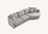 My Fitin Rubin Corner Chaise in Pebble Boucle - Myfitin Furniture