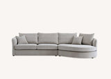 My Fitin Rubin Corner Chaise in Pebble Boucle - Myfitin Furniture