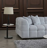 My Fitin Tribeca Corner Group in Pearl Boucle Fabric - Myfitin Furniture