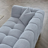 My Fitin Tribeca Sofa Range in Pearl Boucle Fabric - Myfitin Furniture
