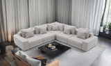 Myfitin 5 Seater Corner plain sofa set with High back Cushions - Myfitin Furniture