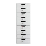 Myfitin 9-Drawer Makeup Vanity Storage Unit with Lights - Myfitin Furniture