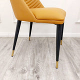 Myfitin Alba Leather Dining Chair (Bespoke) - Myfitin Furniture