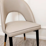 Myfitin Astra Leather Dining Chair (Bespoke) - Myfitin Furniture