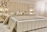 Myfitin Boucle Panel Bed (Bespoke) - Myfitin Furniture