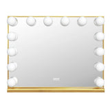 Myfitin Chanel Gold Hollywood Mirror - 14 Dimmable LED Bulbs - Myfitin Furniture