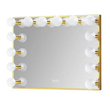 Myfitin Chanel Gold Hollywood Mirror - 14 Dimmable LED Bulbs - Myfitin Furniture