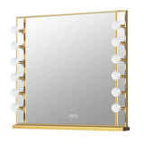 Myfitin Chanel Gold Hollywood Vanity Mirror - 12 Dimmable LED Bulbs - Myfitin Furniture