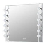 Myfitin Chanel Silver Hollywood Mirror - 12 Dimmable LED Bulbs - Myfitin Furniture
