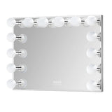 Myfitin Chanel Silver Hollywood Mirror - 14 Dimmable LED Bulbs - Myfitin Furniture